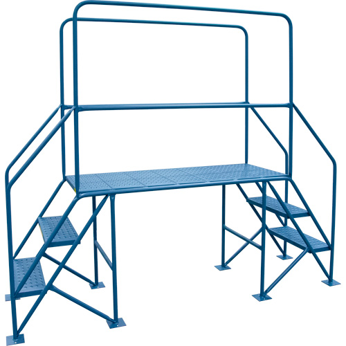 &eacute;chelles de liaison, 35-1/2" Port&eacute;e hors tout, 31-1/2" ha x 22" p, 22" Largeur de la marche Trail Hammer and Bolt