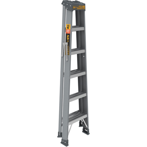 Step Ladder, 6', Fibreglass, 225 lbs. Capacity, Type 2 Trail Hammer and Bolt