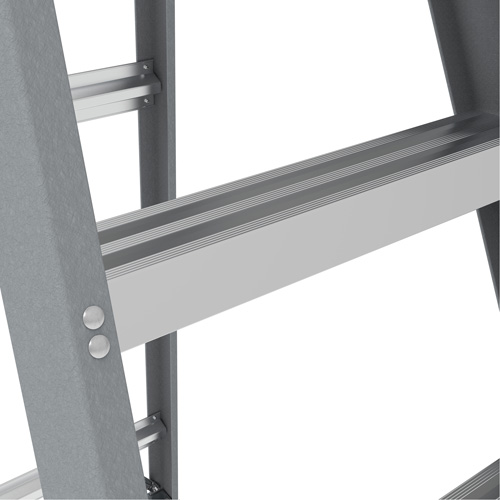 Step Ladder, 6', Fibreglass, 225 lbs. Capacity, Type 2 Trail Hammer and Bolt