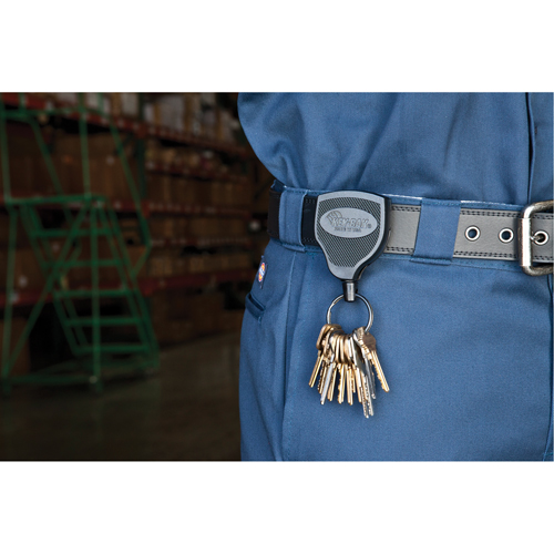 Porte-cl&eacute;s Super48, Polycarbonate, C&acirc;ble 48", Fixation Agrafe de ceinture Trail Hammer and Bolt
