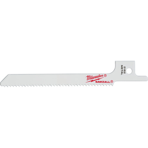 Sawzall&reg; Reciprocating Saw Blade, Bi-Metal, 14 TPI, 3-5/8" L x 5/16" W Trail Hammer and Bolt