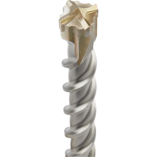 MX4 4-Cutter SDS-Plus Rotary Hammer Drill Bit, 1", SDS-Plus Shank, Carbide Trail Hammer and Bolt