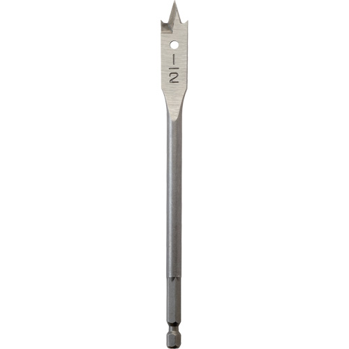M&egrave;che plate, Diam&egrave;tre de 1/2", Tige 1/4" hex, Longeur de 6" Trail Hammer and Bolt