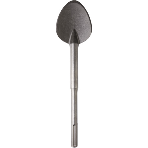 Clay Spade Bit, 5-1/2", Hex Shank, High Speed Steel Trail Hammer and Bolt
