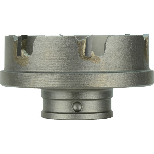 Scie-cloche &agrave; changement rapide pour la t&ocirc;le, 1-3/4", Profondeur de la coupe 3/16", Carbure Trail Hammer and Bolt