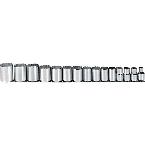 Jeu de douilles, 15 Mcx, Prise de 1/2" Trail Hammer and Bolt