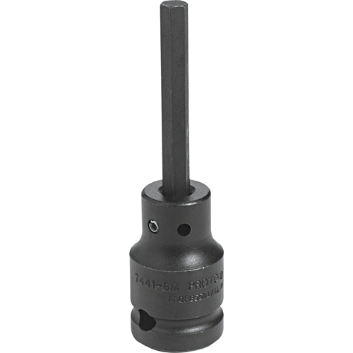 Douille pour foret &agrave; chocs, Hexagonale, 12 mm x 3-1/4" lo, Prise 1/2" Trail Hammer and Bolt