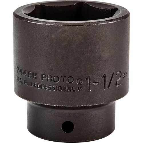 Douille, Chocs, 1-1/2", Prise 1/2", 6 pans Trail Hammer and Bolt