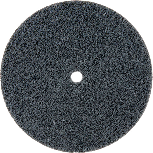 Meule homog&egrave;ne &agrave; faible densit&eacute; de s&eacute;rie 500 Standard Abrasives, 3" x 1/4", Arbre de 1/4", Grain de Fin, Carbure de silicium Trail Hammer and Bolt