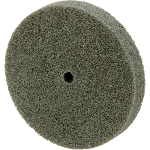 Standard Abrasives 500 Series Soft Density Unitized Wheels, 3" x 1/2", 1/4" Arbor, Medium Grit, Aluminum Oxide Trail Hammer and Bolt