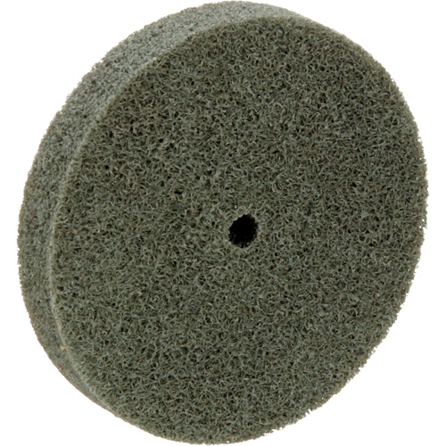 Standard Abrasives 500 Series Soft Density Unitized Wheels, 3" x 1/2", 1/4" Arbor, Medium Grit, Aluminum Oxide Trail Hammer and Bolt
