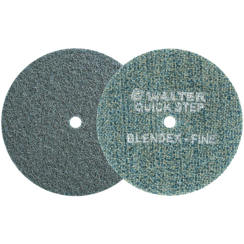 QUICK-STEP BLENDEX Surface Conditioning Disc, 5" Dia., Fine Grit, Aluminum Oxide Trail Hammer and Bolt