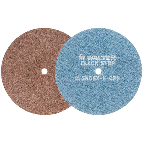 QUICK-STEP BLENDEX Surface Conditioning Disc, 6" Dia., Extra Coarse Grit, Aluminum Oxide Trail Hammer and Bolt