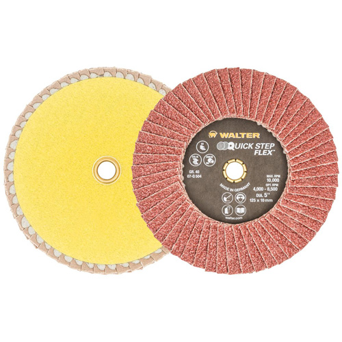 QUICK-STEP FLEX, 5" x Type 29, 40 Grit, Aluminum Oxide Trail Hammer and Bolt