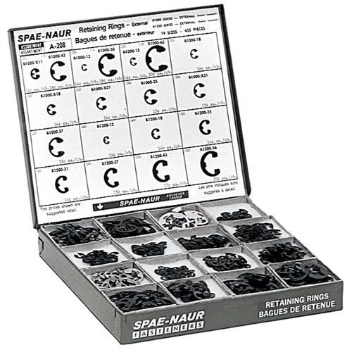 Assortiments d'anneaux externes de retenue Trail Hammer and Bolt