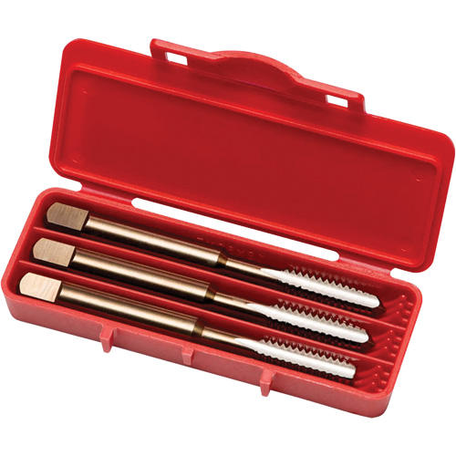 Jeu de tarauds &agrave; main pour usage g&eacute;n&eacute;ral, Acier rapide, Filet 1/2"-13 Trail Hammer and Bolt