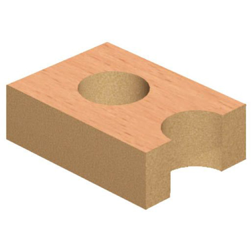 Through-Hole Carbide Tipped Drill, 2/5" Diameter Trail Hammer and Bolt