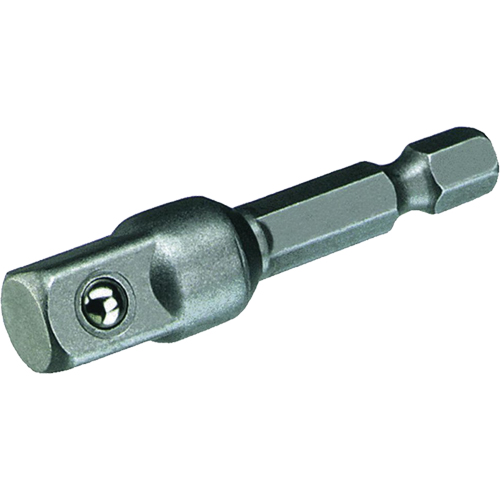 Socket Adapter, 1/4" Drive Size, 3/8" Male Size, Ball, 2" L Trail Hammer and Bolt