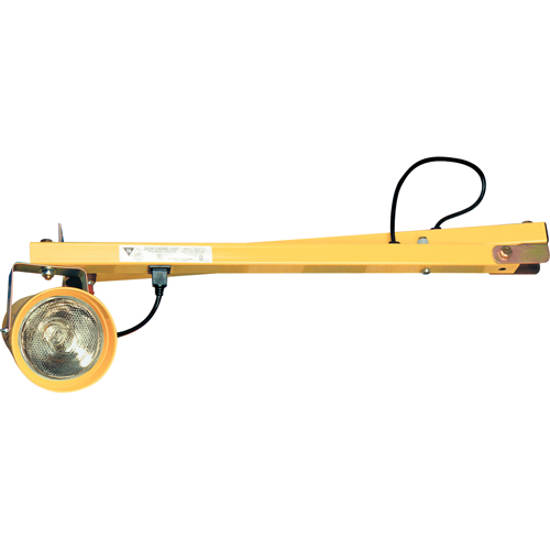 Dock Lights, 40" Arm, Incandescent Lamp, Metal Trail Hammer and Bolt