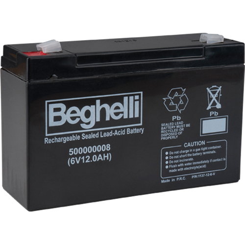 Sealed Lead Acid Batteries, 6 V, 12 Ah Trail Hammer and Bolt