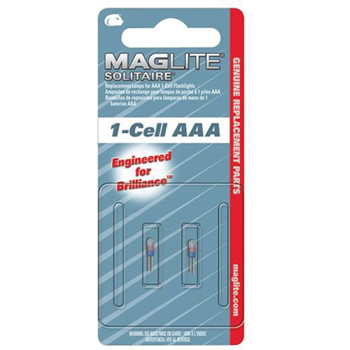 Mini Maglite&reg; Replacement Bulb for AAA Solitaire Flashlight Trail Hammer and Bolt