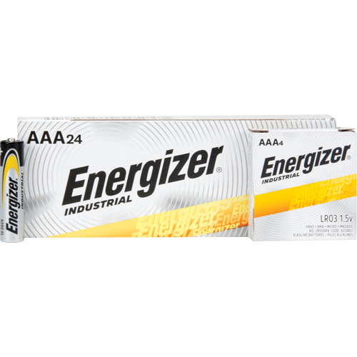 Alkaline Industrial Batteries, AAA, 1.5 V Trail Hammer and Bolt