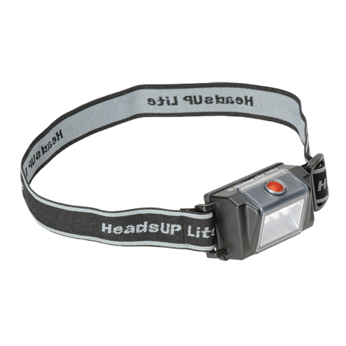 HeadsUp Lite 2610 Headlamp, LED, 30 Lumens, 19 Hrs. Run Time, AAA Batteries Trail Hammer and Bolt