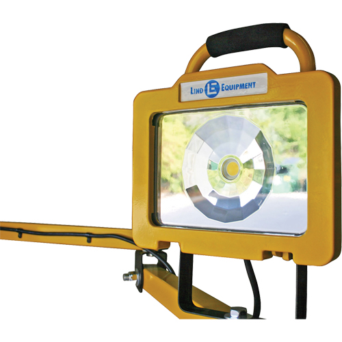 Heavy-Duty Dock Light, 40" Arm, 38 W, LED Lamp, Metal Trail Hammer and Bolt