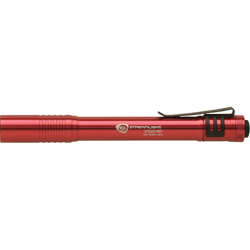 Stylus Pro&reg; Pen Light, LED, 100 Lumens, Aluminum Body, AAA Batteries, Included Trail Hammer and Bolt