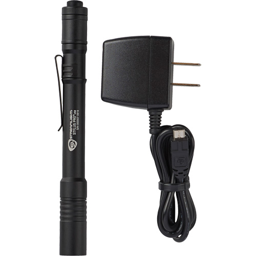 Lampe stylo USB Stylus Pro, DEL, 350 lumens, Corps en Aluminium, piles Rechargeable, Compris Trail Hammer and Bolt