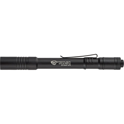 Lampe stylo USB Stylus Pro, DEL, 350 lumens, Corps en Aluminium, piles Rechargeable, Compris Trail Hammer and Bolt