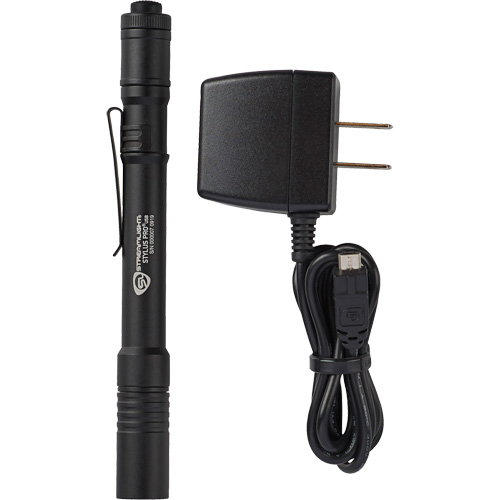 Lampe stylo USB Stylus Pro, DEL, 350 lumens, Corps en Aluminium, piles Rechargeable, Compris Trail Hammer and Bolt