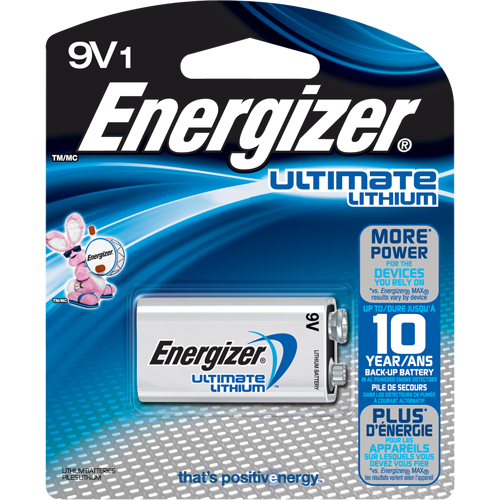 Batteries au lithium, 9 V Trail Hammer and Bolt