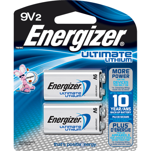 Batteries au lithium, 9 V Trail Hammer and Bolt
