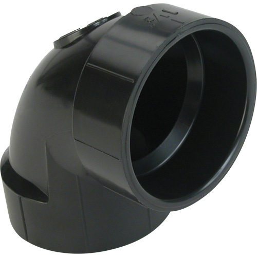 Raccord en coude 90°, Noeud x noeud, Plastique, 1-1/4" Trail Hammer and Bolt
