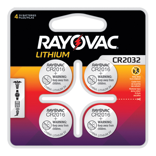 CR2032 Lithium Coin Cell Batteries, 3 V Trail Hammer and Bolt