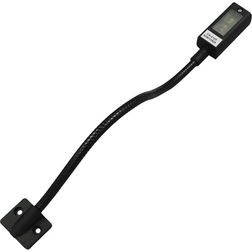 Maplight &agrave; DEL en col de cygne, 1 W, DEL, Col 12", Noir Trail Hammer and Bolt