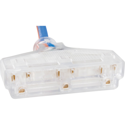 TPE-Rubber Extension Cord with Light Indicator, All-Weather, SJEOW, 12/3 AWG, 15 A, 3 Outlet(s), 25' Trail Hammer and Bolt