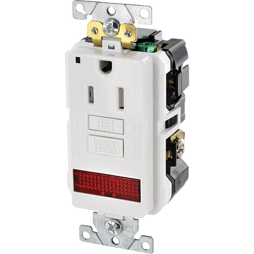 SmartlockPro&reg; Extra Heavy-Duty Self-Test GFCI Receptacle Trail Hammer and Bolt