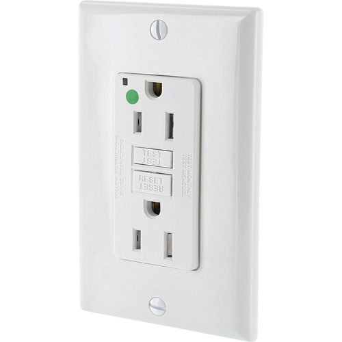 SmartlockPro&reg; Extra Heavy-Duty Self-Test GFCI Receptacle Trail Hammer and Bolt