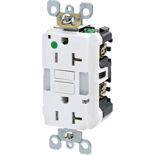 SmartlockPro&reg; Extra Heavy-Duty Self-Test GFCI Receptacle Trail Hammer and Bolt