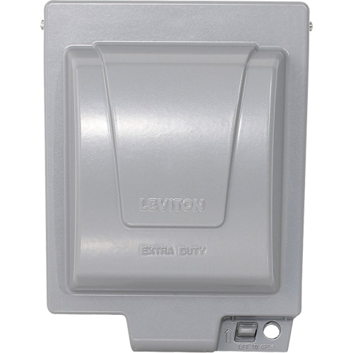 Extra-Duty GFCI & Decora&reg; Wallplate Cover Trail Hammer and Bolt