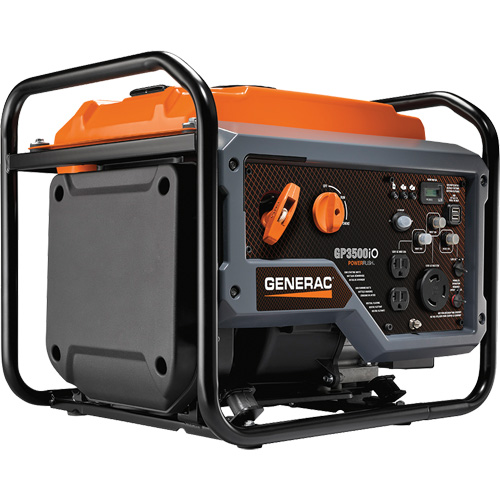 G&eacute;n&eacute;ratrice &agrave; onduleur GP3500iO &agrave; ch&acirc;ssis ouvert, Surtension 3500 W, Nominale 3000 W, R&eacute;servoir 9 L Trail Hammer and Bolt