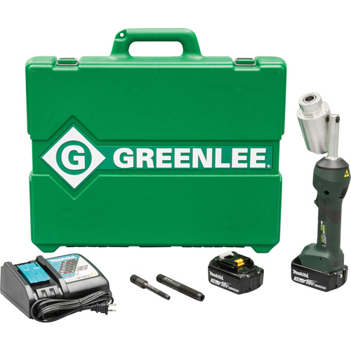 Intelli-Punch Battery-Hydraulic Knockout Driver Kit Trail Hammer and Bolt
