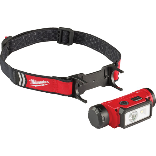 Lampe frontale pour casque de s&eacute;curit&eacute; USB REDLITHIUM, DEL, 600 lumens, 5 hres de fonctionnement, piles Rechargeable Trail Hammer and Bolt