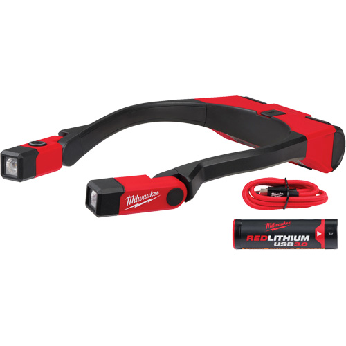 Redlithium USB 400L Work Light, Neck Light, Rechargeable, 400 Lumens Trail Hammer and Bolt