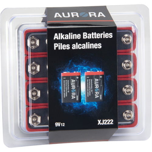 Piles alcalines industrielles, 9 V Trail Hammer and Bolt