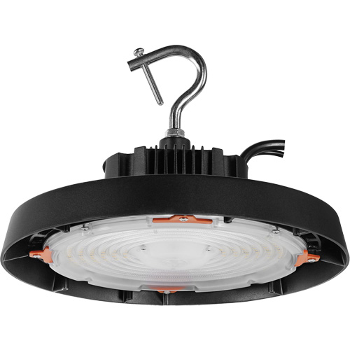 Lampe UFO High Bay, DEL, 120 - 347 V, 100 W, 7,3" h x 11" la Trail Hammer and Bolt