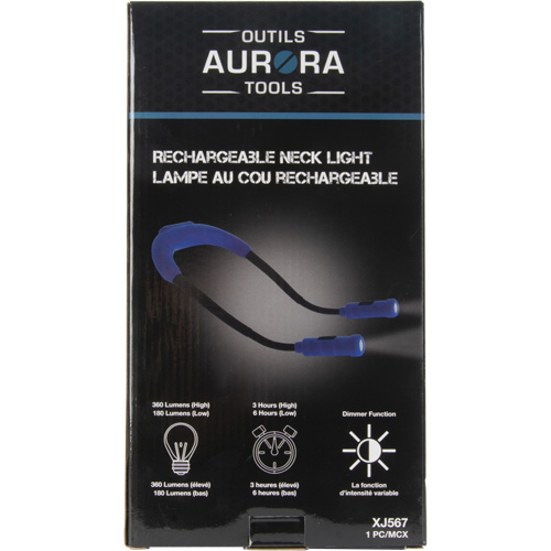 Work Light, Neck Light, Rechargeable, 300 Lumens Trail Hammer and Bolt