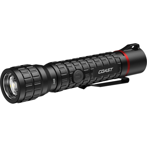 Lampe de poche &eacute;tanche G40R avec mise au point par rotation, DEL, 650 lumens, Piles Rechargeable Trail Hammer and Bolt